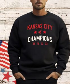 Kansas City Chiefs Of 4x Champions 69 19 22 23 shirt