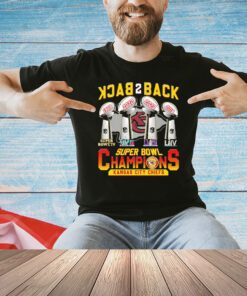 Kansas City Chiefs Super Bowl Champions Back To Back T-Shirt