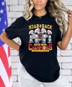 Kansas City Chiefs Super Bowl Champions Back To Back T-Shirt