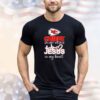 Kansas City Chiefs in my veins Jesus in my heart shirt