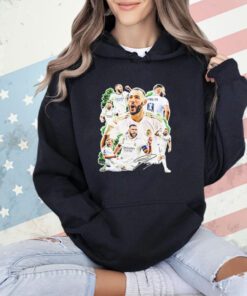 Karim Benzema Real Madrid CF graphic poster signature shirt