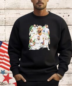 Karim Benzema Real Madrid CF graphic poster signature shirt