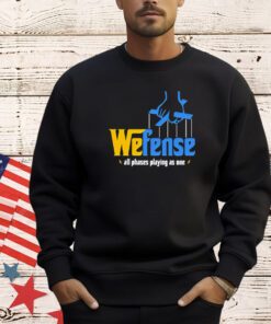 Los Angeles Chargers We Fense All Phrases Playing As One Shirt