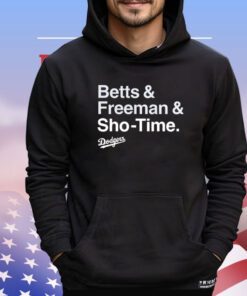 Los Angeles Dodgers Betts & Freeman & Sho-Time shirt