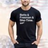 Los Angeles Dodgers Betts & Freeman & Sho-Time shirt