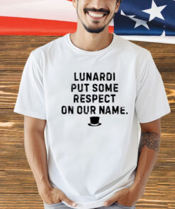 Lunardi put some respect on our name shirt