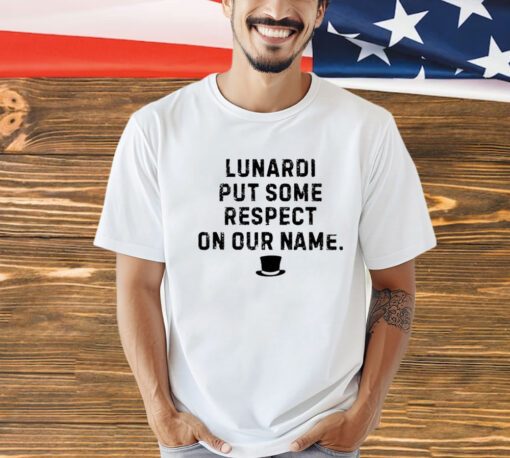 Lunardi put some respect on our name shirt