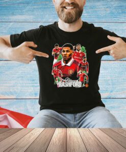 Marcus Rashford Manchester United FC graphic poster shirt
