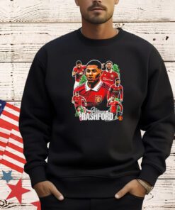 Marcus Rashford Manchester United FC graphic poster shirt