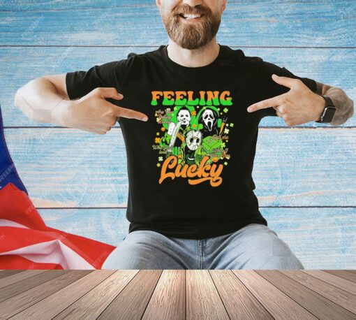 Men of horror feeling lucky St Patrick’s Day shirt