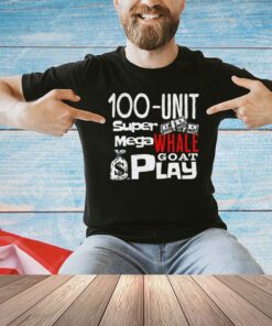 Men’s 100- unit super mega whale goat play shirt