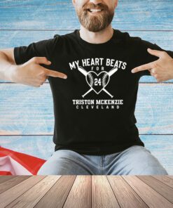 My heart beats for triston mckenzie Cleveland shirt