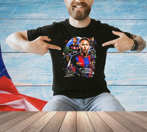 Neymar da Silva Santos Junior FC Barcelona graphic poster shirt