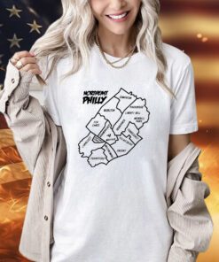 Northeast Philly map shirt