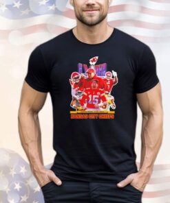 Patrick Mahomes and Andy Reid Kansas City Chiefs Super Bowl LVIII 2024 shirt