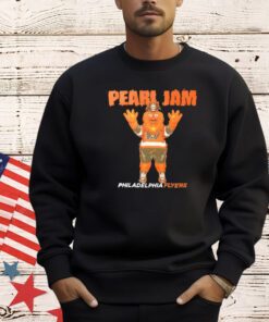 Pearl Jam Philadelphia Flyers Gritty shirt