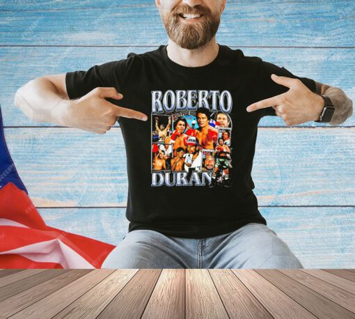 Roberto Duran boxing graphic poster shirt