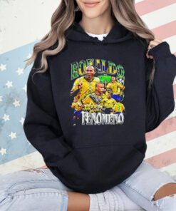 Ronaldo Fenomeno Brazil football player graphic poster shirt