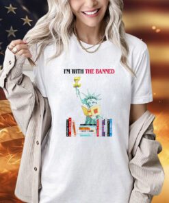 Statue of Liberty I’m with the banned shirt