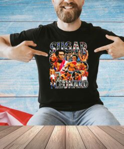 Sugar Ray Leonard boxing graphic poster shirt