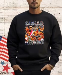 Sugar Ray Leonard boxing graphic poster shirt