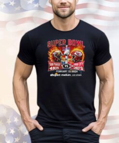 Super Bowl Lviii San Francisco 49ers Vs Kansas City Chiefs February 11 2024 Allegiant Stadium Las Vegas Shirt