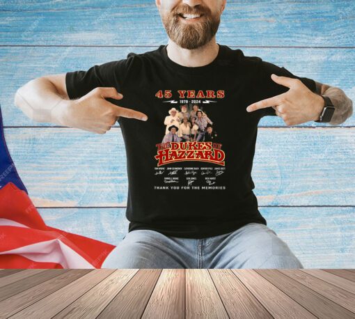 The Dukes Of Hazzard 45 Years Of The Memories T-Shirt