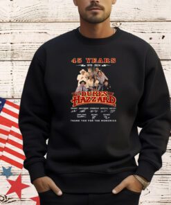 The Dukes Of Hazzard 45 Years Of The Memories T-Shirt