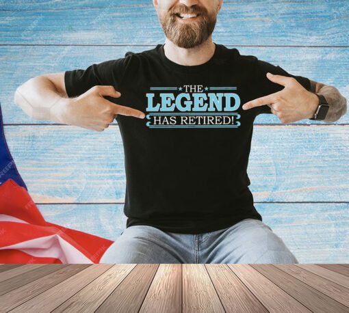 The legend has retired shirt