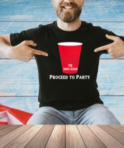 Toby Keith 1961-2024 Proceed To Party T-Shirt