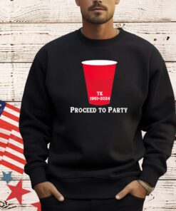 Toby Keith 1961-2024 Proceed To Party T-Shirt