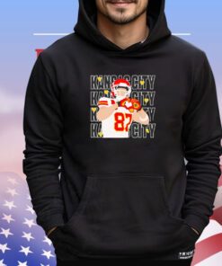 Travis Kelce Kansas City Chiefs hand heart shirt