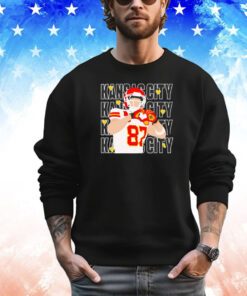 Travis Kelce Kansas City Chiefs hand heart shirt