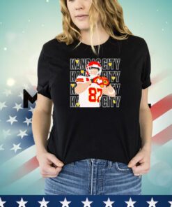 Travis Kelce Kansas City Chiefs hand heart shirt