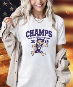 Washington Huskies Champs 2024 New Orleans Louisiana Mascot shirt