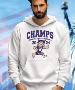 Washington Huskies Champs 2024 New Orleans Louisiana Mascot shirt