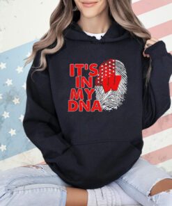 Wisconsin badgers it’s in my DNA fingerprint 2024 shirt