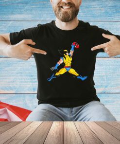 Wolverine and Deadpool X Air Jordan Jumpman logo Air Mutant shirt