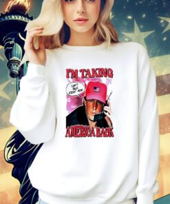 Young Trump I’m taking America back can’t talk right now shirt