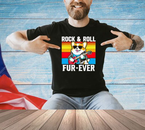 corgi rock and roll fur-ever shirt