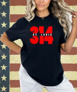 314 St. Louis Area Code Missouri T-Shirt
