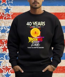 40 Years 1984 2024 Dragon Ball Daima Akira Toriyama Tee Shirt