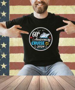 60th Anniversary Cruise 2024 Matching Group Couple Cruising T-Shirt