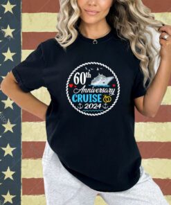 60th Anniversary Cruise 2024 Matching Group Couple Cruising T-Shirt