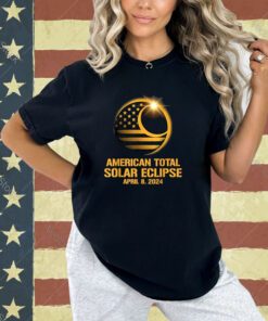 American Total Solar Eclipse April 8 2024 Totality Astronomy T-Shirt