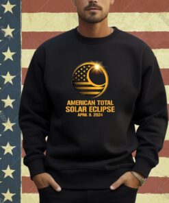 American Total Solar Eclipse April 8 2024 Totality Astronomy T-Shirt