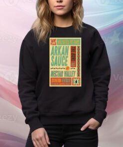 Arkansauce March 20 2024 The Burl Lexington, KY Poster t-shirt