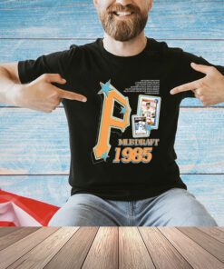 Barry Bonds Pittsburgh Pirates baseball MLB Draft 1985 retro T-Shirt