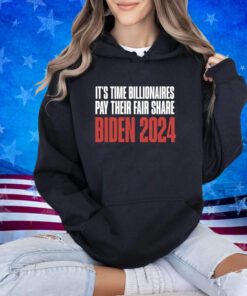 Biden 2024 Shirt Tax Billionaires