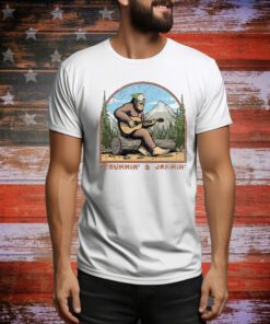 Bigfoot Strummin’ And Jammin’ t-shirt